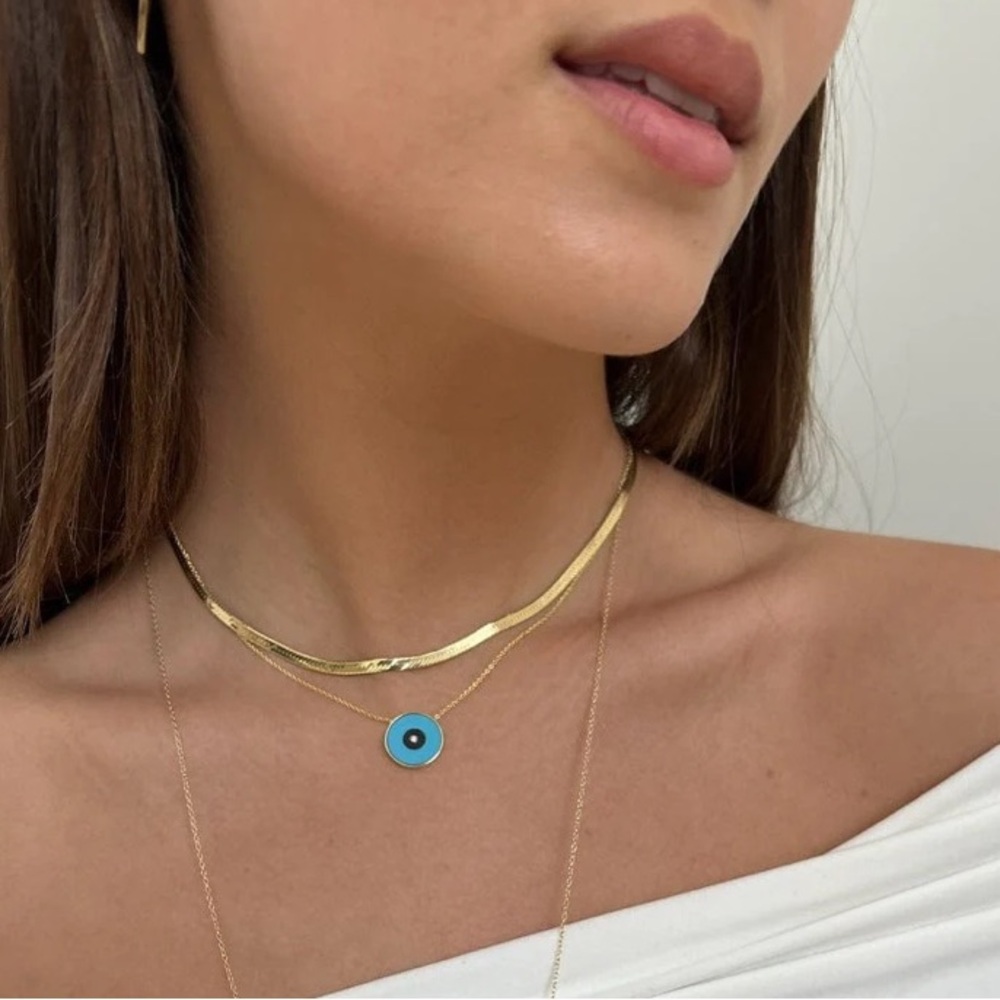 Jennifer Zeuner Jewelry Hamilton Karli Necklace MSRP $187 New In Dust Bag - Picture 1 of 3